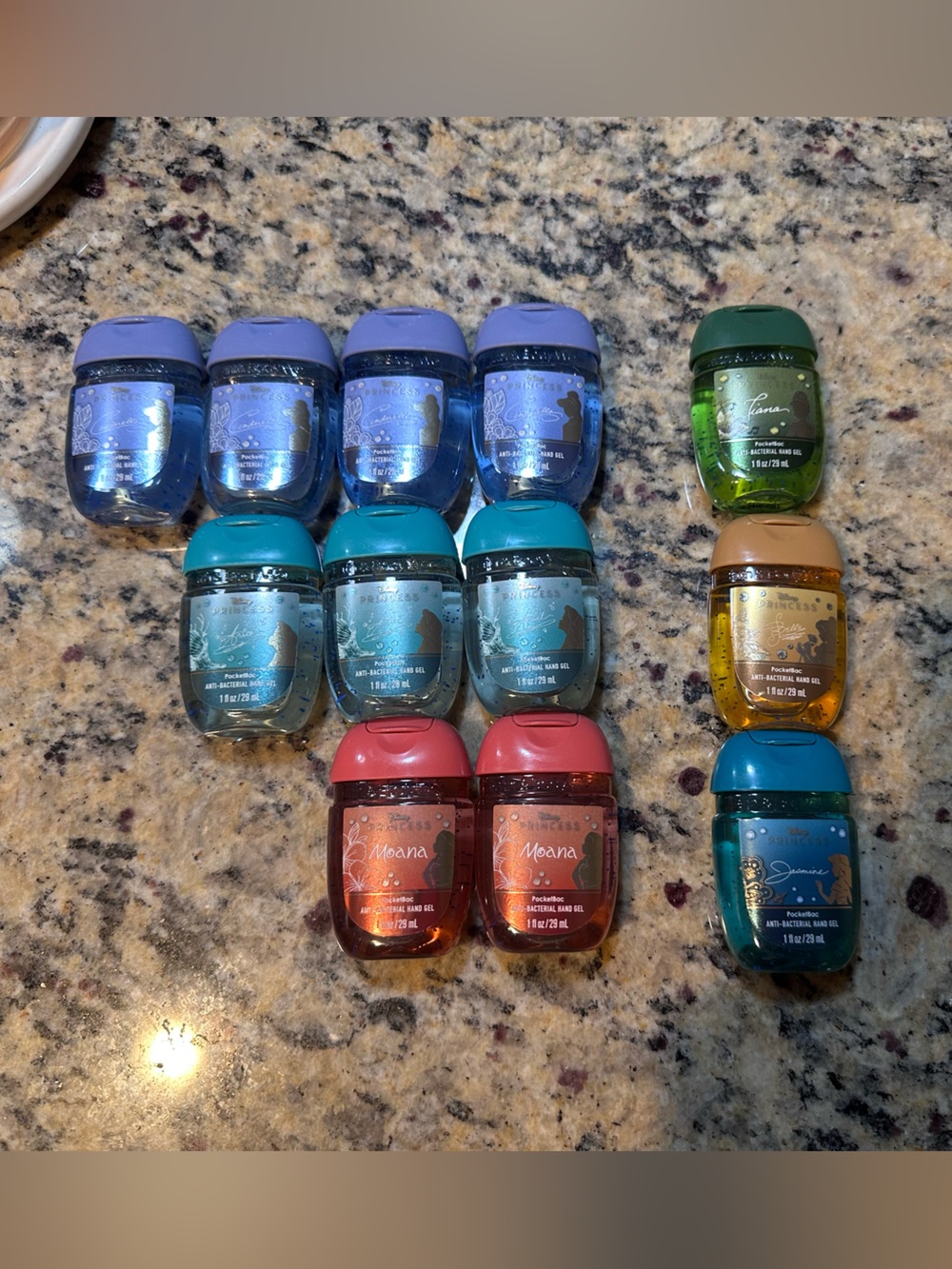 Bath & Body Works Travel Hand Sanitizer Set of 12 - Disney Princess Collection